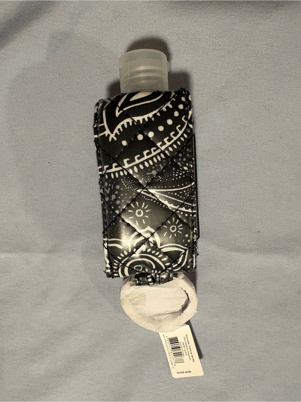 Vera Bradley Stellar Paisley Quilted Hand Sanitizer Holder with Clip